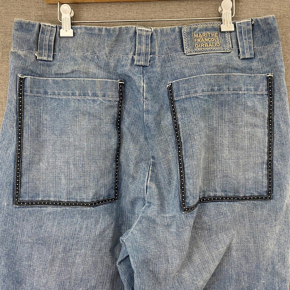 Marithe Francois Girbaud Jeans Vintage Y2K Oversized Cargo Denim Size 36 - Picture 7 of 14